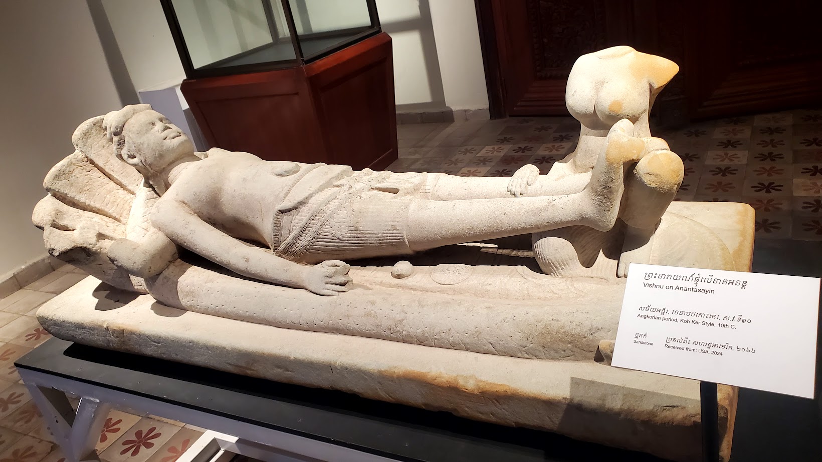 国立博物館に展示されたクメール彫刻 芸術と歴史が息づく傑作