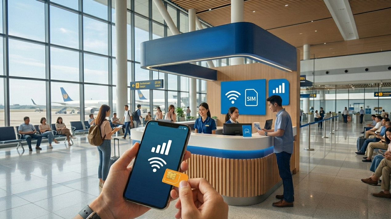 【旅のヒント #15】カンボジア新空港でのSIMカード購入＆インターネット接続ガイド ​
